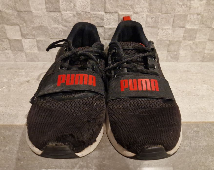 Czarne buty sportowe Puma 40 adidasy 25,5cm Wired Run Signature męskie