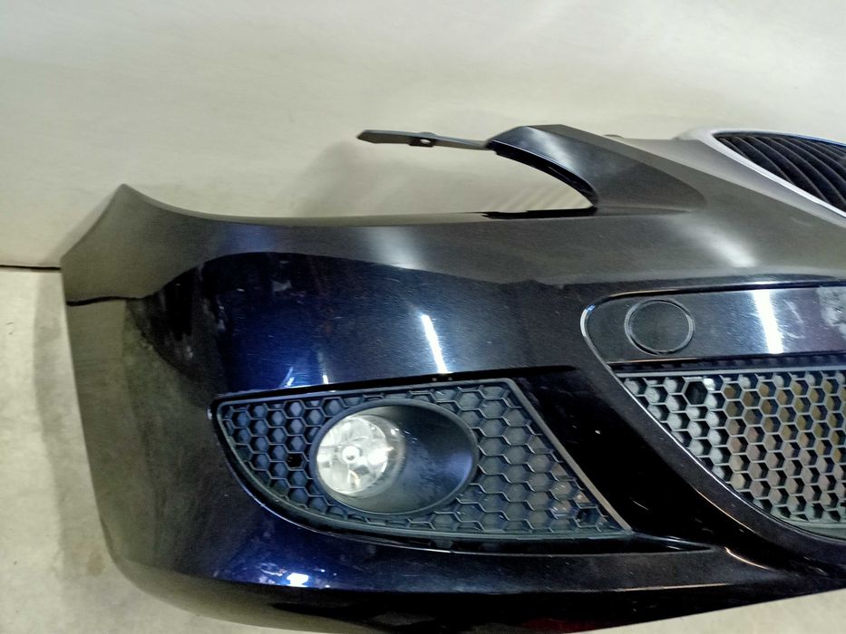 Seat Leon 2 II zderzak przód przedni kolor czarny kompletny oryginał