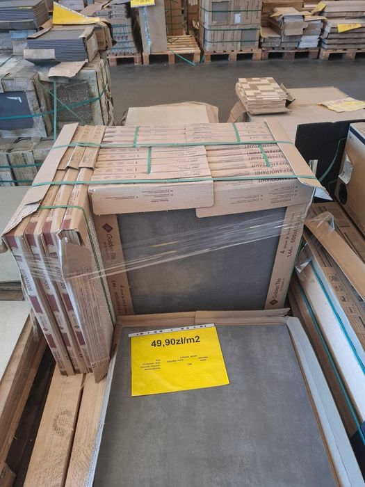 Płytka gresowa GOLDEN TILE Strada szary 60x60