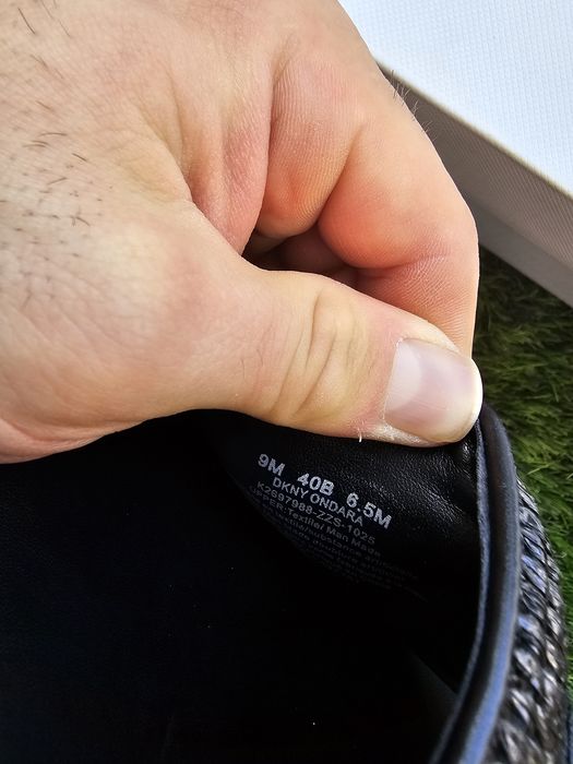 Klapki DKNY Ondara Platform SL Czarne r. 40