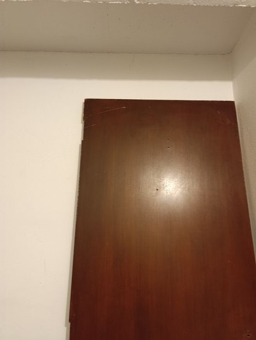 Porta de interior em mogno