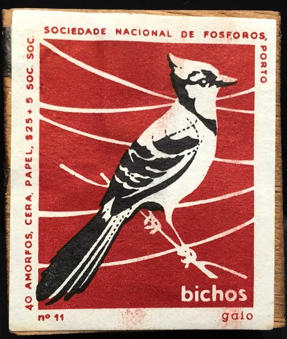 11 Caixas de fósforos antigas anos 60  sem os fósforos/vazias