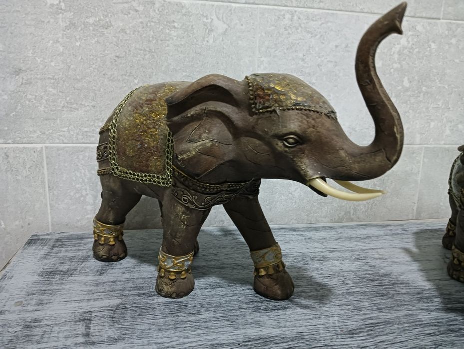 Bonitos elefantes arte Tailândia