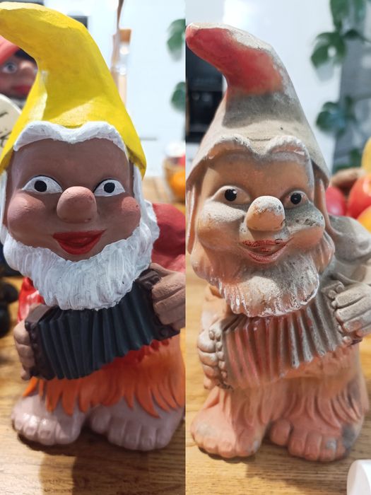 Renowacja figurek ogrodowych, ceramicznych