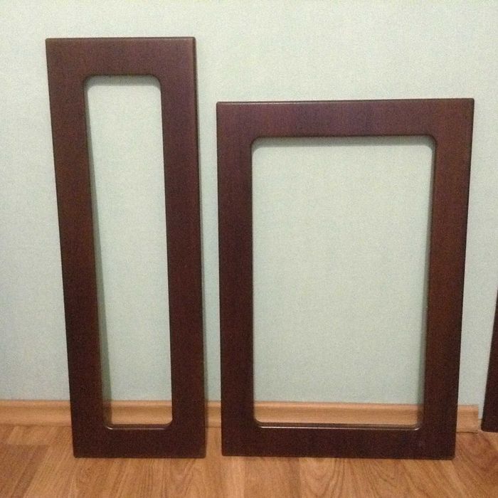 Кухонные фасады МДФ новые. Дверки на шкафчик.  Декор на двери шкафов