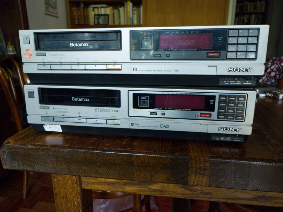 Videos Betamax sony