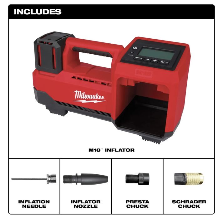 Акумуляторний компресор Milwaukee m18 BI-0, (2848-20)