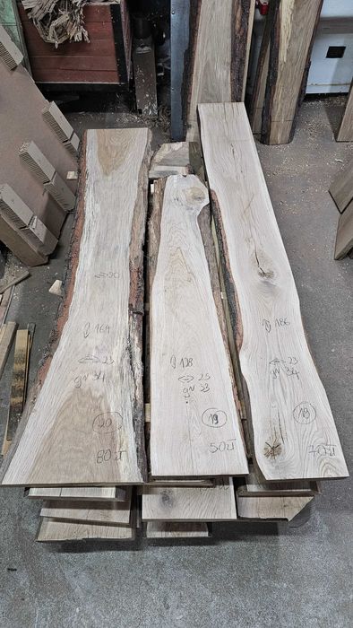 Deski dębowe loft żywica rustykalny