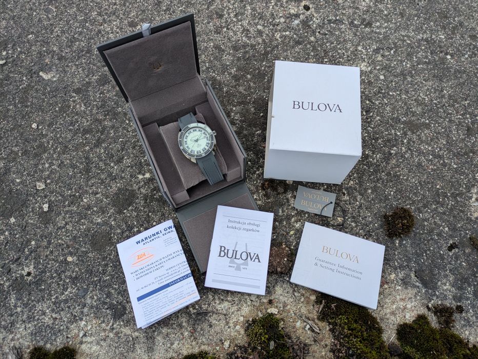Zegarek Bulova Oceanographer szafir GMT automatyczny