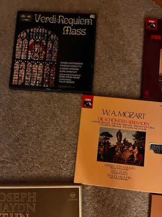 Zestaw 5 boxów winylowych: Haydn, Mozart, Händel, Verdi (17 LP)