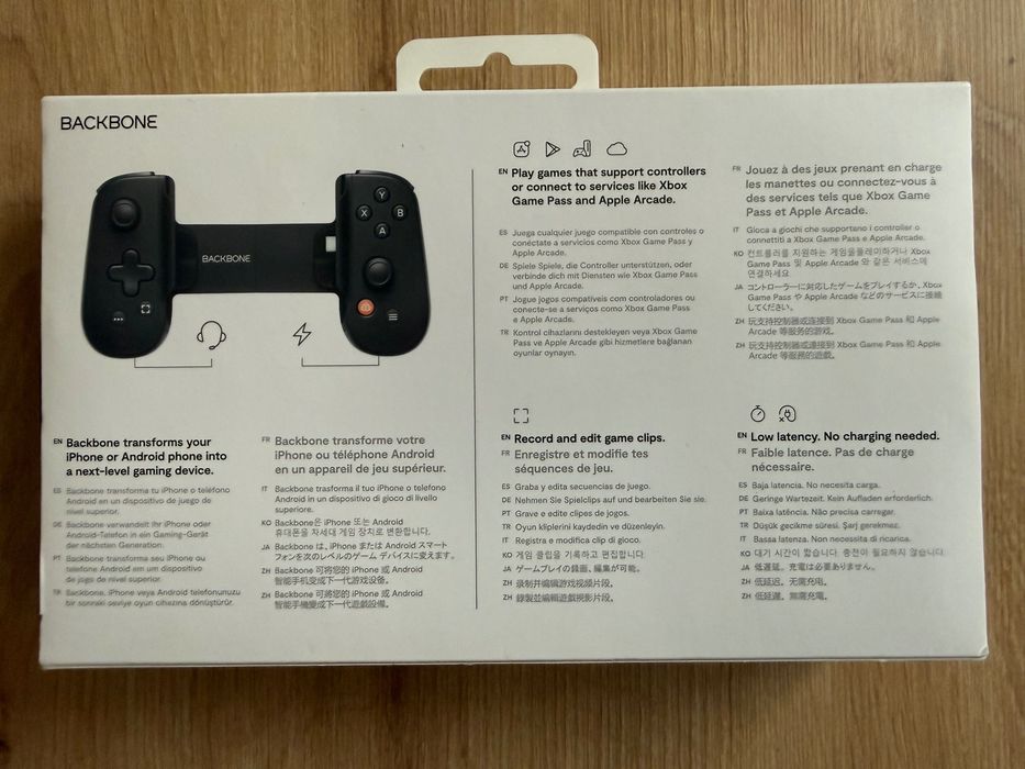 Backbone One USB-C 2nd Gen – stan BD Oryginalne pudełko + adaptery