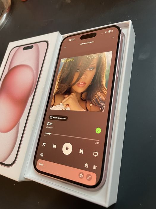 Iphone 15 + plus różowy IDEALNY