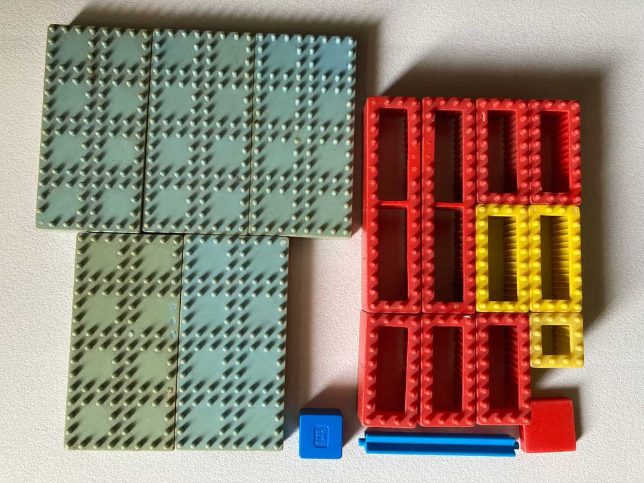 Conjunto de Blocos de Construção Antigos Vintage