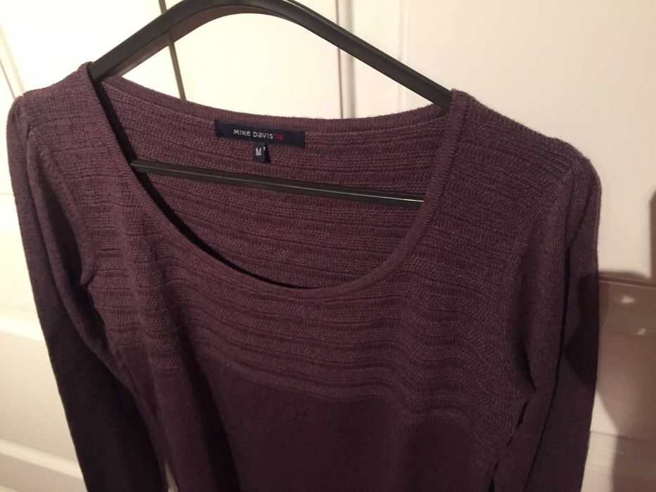 vestido rosa velho em lã merino muito bonito marca MIKE DAVIS   M