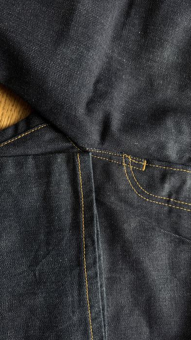 Duuuże spodnie LEVIS 501 granatowe jeansy 40/36 limited edition WWA