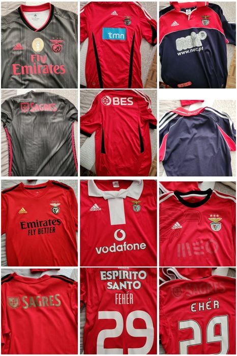 Camisolas do SLBenfica