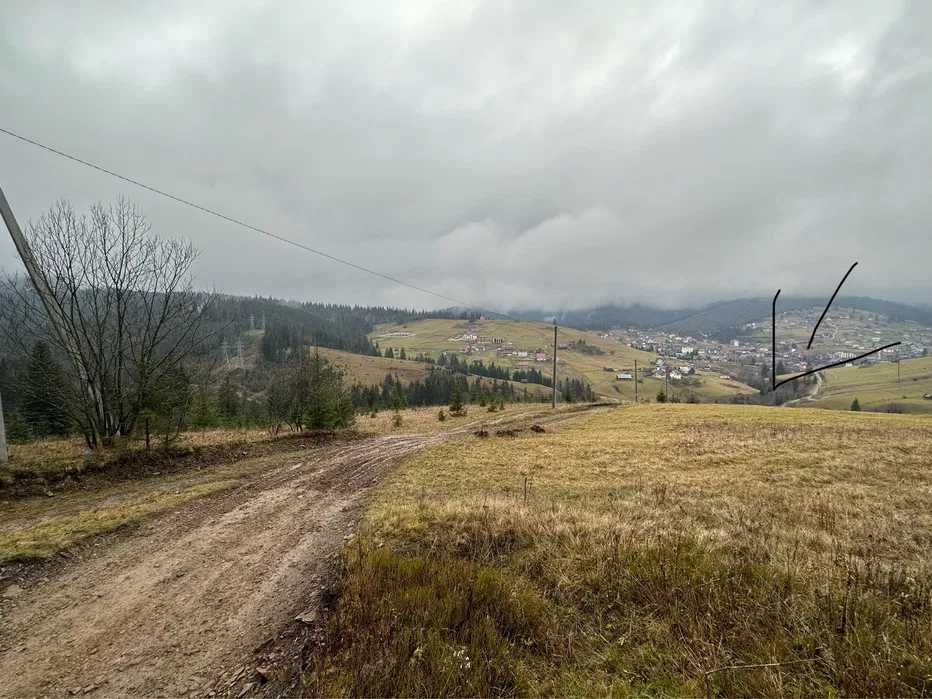 Земельна ділянка 0,07 сот с. Поляниця Буковель