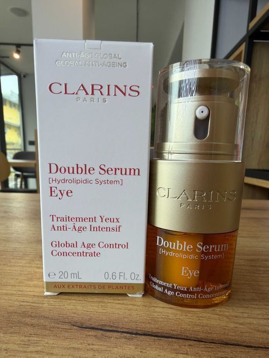 Сироватка для шкіри навколо очей Clarins Double Serum Eye антивікова, 20 мл оригінал