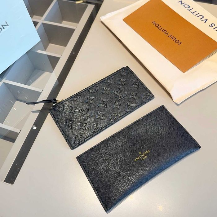 Ciemno - czarny torba na ramię marki LV.