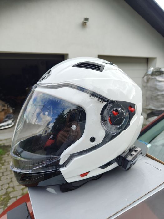 Kask motocyklowy L szczękowy Airoh + interkom