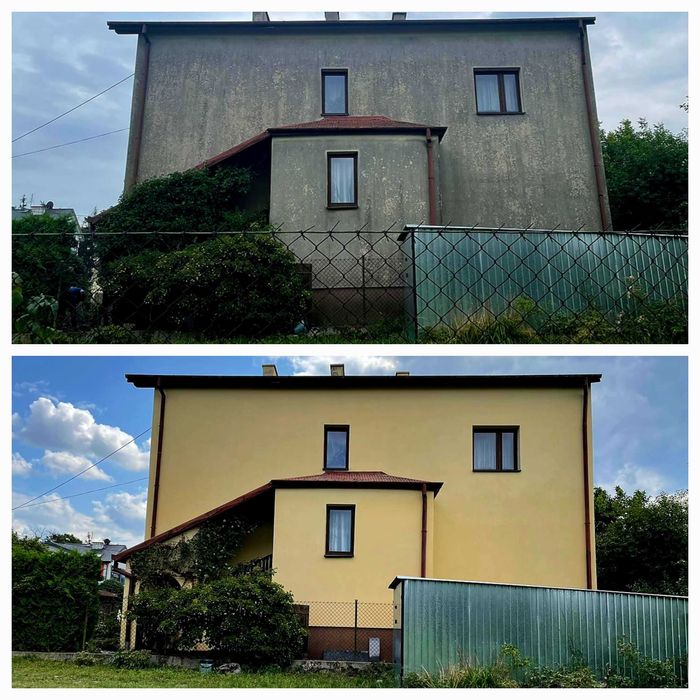 BEZPIECZNE Mycie Elewacji SoftWash. Nie niszczymy tynku ciśnieniem!