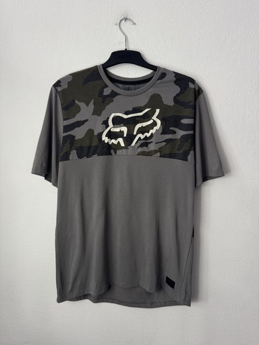 Fox Racing Ranger Drirelease Green Camo Men’s Tee Original чоловіча вело футболка Фокс оригінал