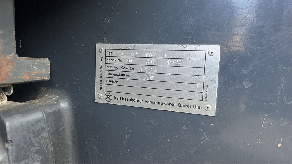 Kässbohrer PB 170 D ratrak