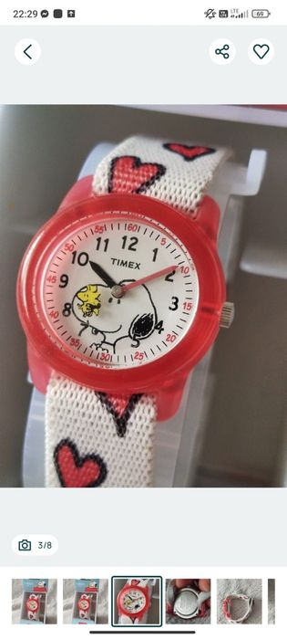 Zegarek Timex x Snoopy Quartz