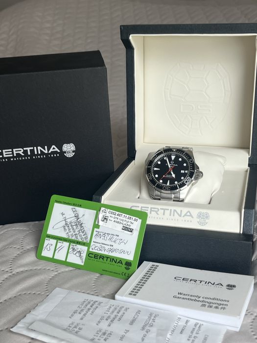 Certina ds action diver powermatic 43 mm