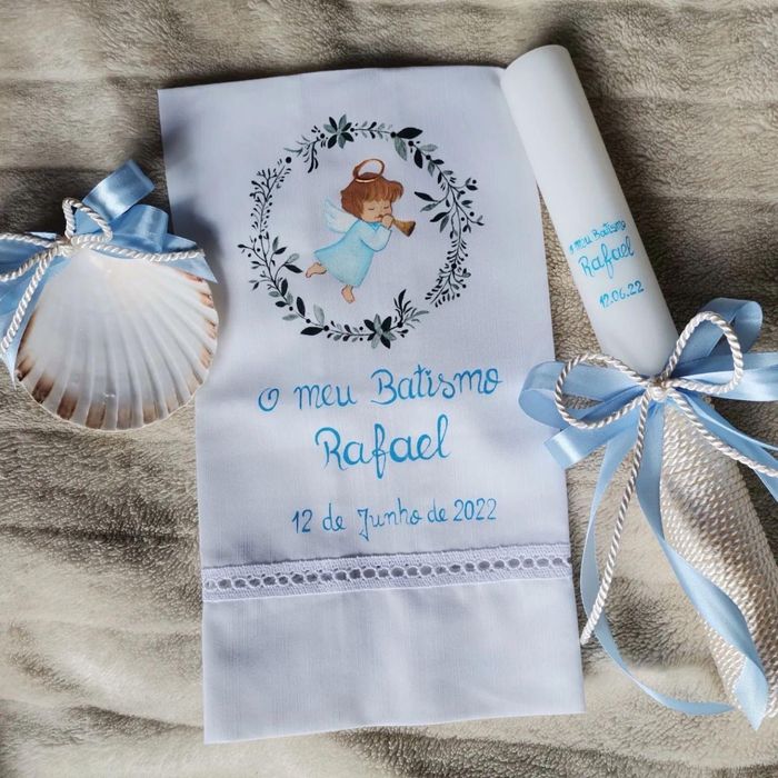 Kits de batismo personalizados
