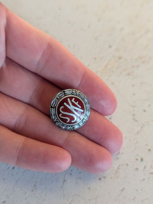 Przypinka Szwedzka Socjaldemokratyczna Liga Kobiet