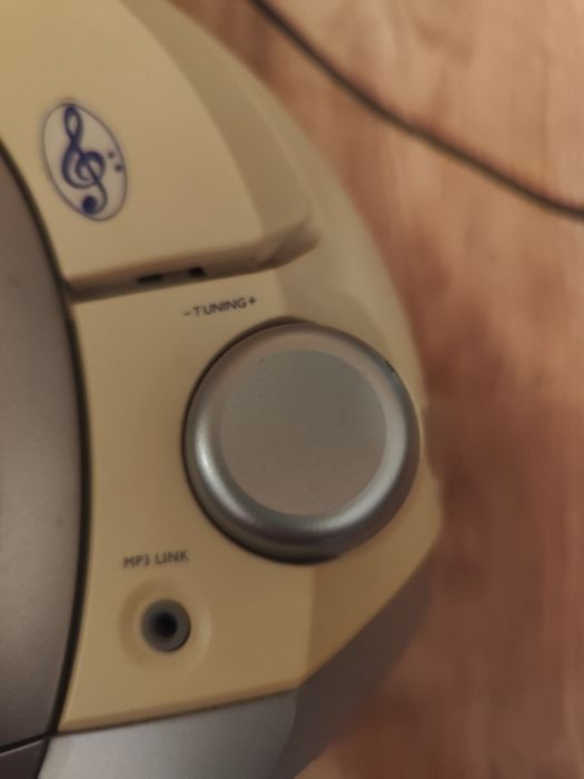 Kremowe radioodtwarzacz Philips