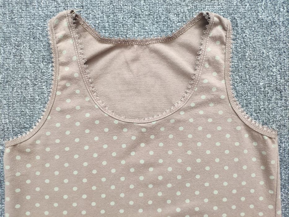 Koszulka bluzka na ramiączkach * khaki * 122