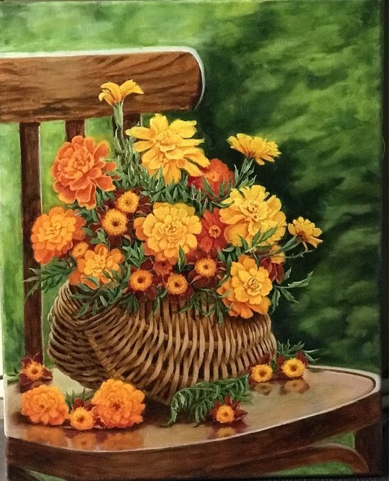 Картина маслом на холсте 50-40