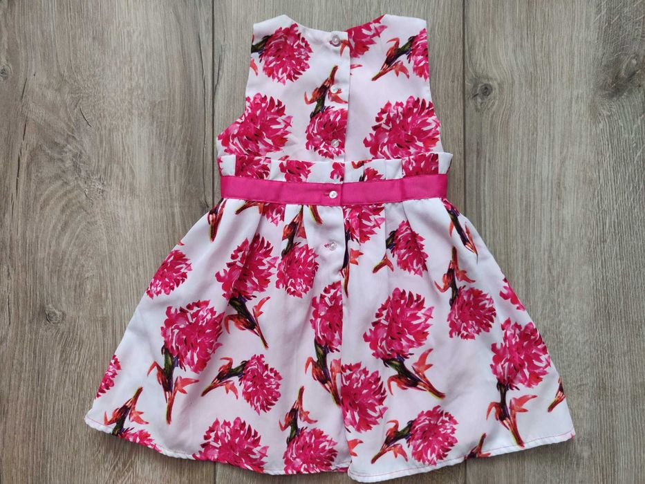 Нарядное платье цветочный принт Belta baby рост 92 см. 2-2.5 гг.