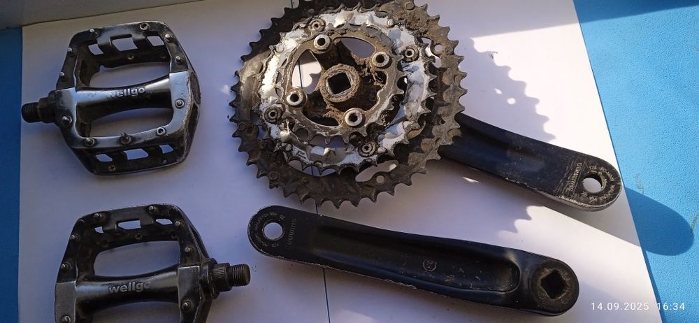 ВЕЛО Шатуны Shimano Acera FC-M361 175 мм