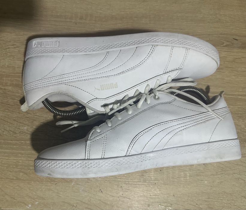 Білі кросівки кеди Puma Smash V2 White