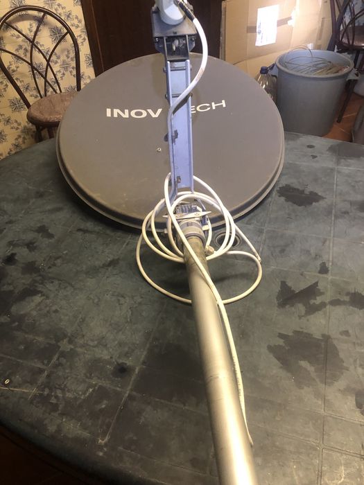 Antena parabolica semi automatica