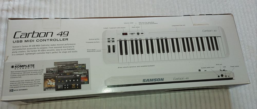 Carbon 49 USB MIDI Controller Keyboard64551189126659122