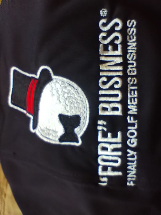 Fore Business Finally Golf Meets Business Piękne Hafty