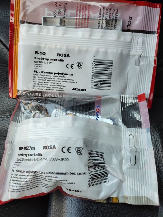 Gniazdo, włącznik, ramki - nowe komplety