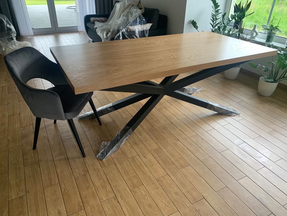 DUŻY RODZINNY STÓŁ LOFT XXL Metalowe Nogi, dowolny wymiar i kolor