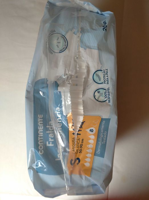 Fraldas Incontinência - Tamanho S