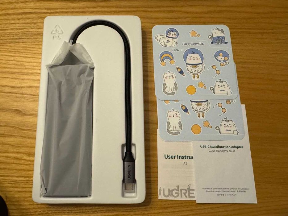 USB-хаб Ugreen CM490 - 9 в 1 USB-C 2xHDMI , Ідеальний СТАН!