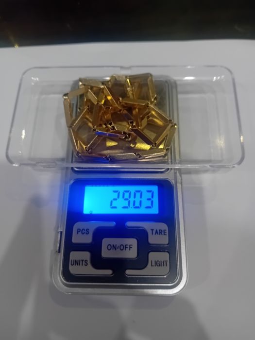 Używany złoty łańcuszek próba 585