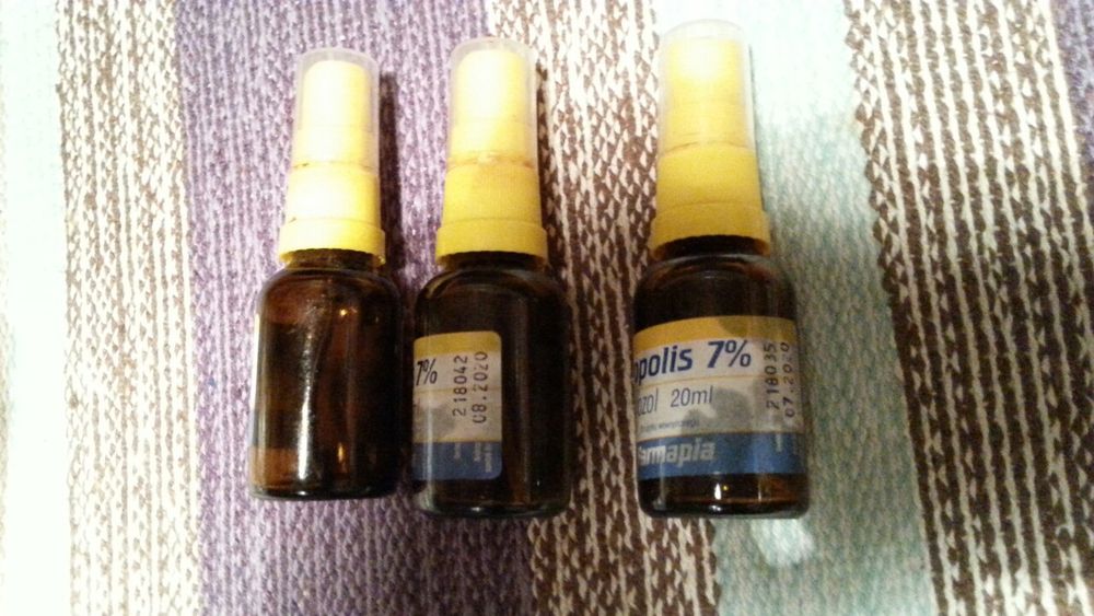 Buteleczki po roztworze Propolisu na spir. 50 ml