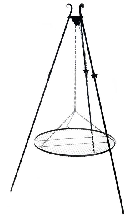 GRILL ogrodowy TRÓJNÓG ruszt 80 cm nierdzewny INOX - ZESTAW Producent