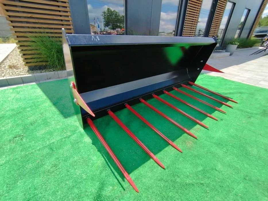 Solidne Widły Rolnicze EURO 1,2m - 2,0m Do Obornika Gnoju Słomy Siana