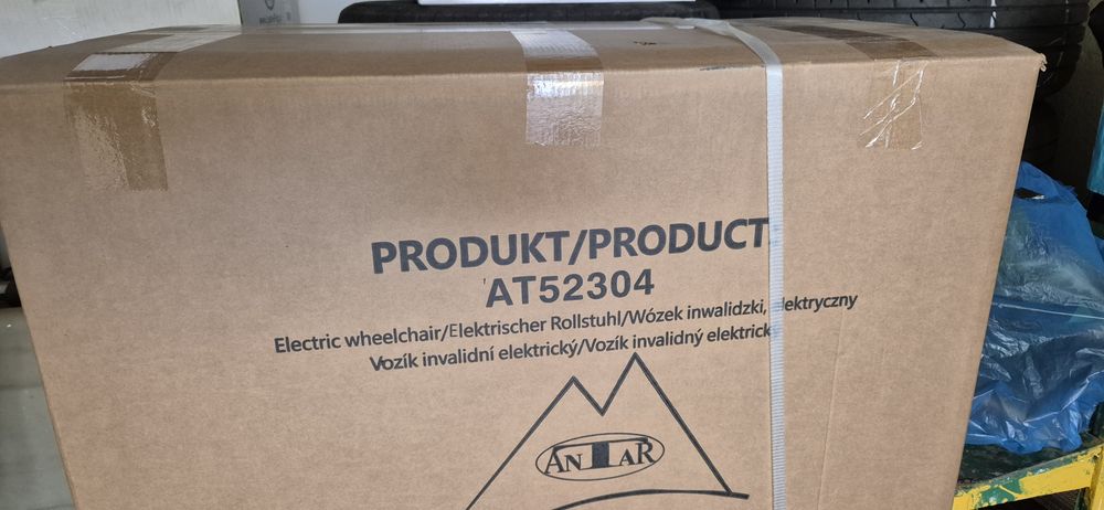 Wózek elektryczny inwalidzki ANTAR - AT52304  NOWY, GWARANCJA.