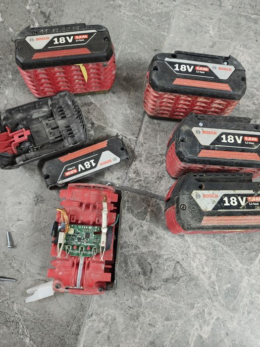 5 szt. Baterie - obudowy z BMS  BOSCH Professional oryginał,